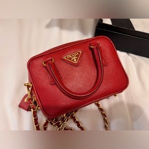Prada Saffiano Lux Mini Bag